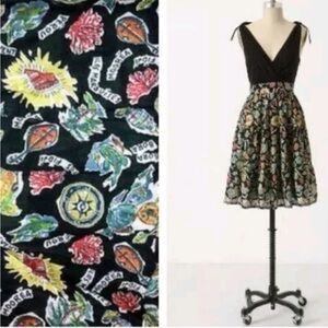 Anthro MAEVE Polynesia Greetings Dress